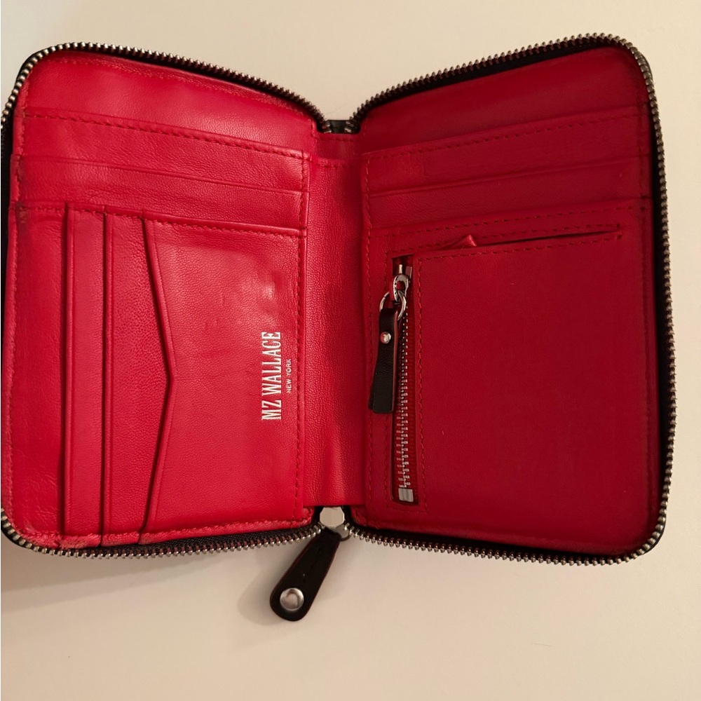 MZ Wallace Black Quilted Card Holder - Picture 3 of 3